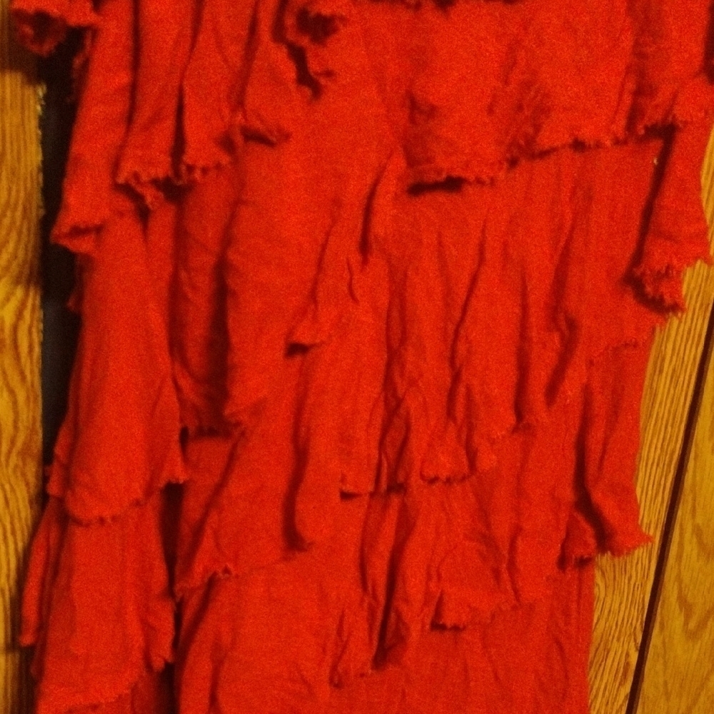 Xhilaration Women's Layered Red Tank Top - Picture 3 of 4